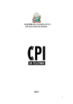 Relatório Final da CPI da Telefonia produzido pela ALBA em 2014