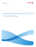 Impressora em Cores Xerox® C75/J75 Guia de Segurança