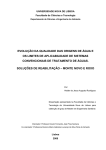 EVOLUÇÃO DA QUALIDADE DAS ORIGENS DE ÁGUA E OS