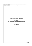 ESPECIFICAÇÃO DE FIO 4BWG LT 138kV RIO DO SUL RB