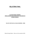 relatório final - Assembléia Legislativa do Estado do Espírito Santo