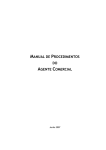 Manual de Procedimentos do Agente Comercial