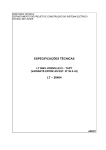 ESPECIFICAÇÕES TÉCNICAS LT – 26404