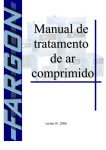 Manual tratamento ar comprimido