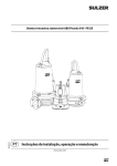 Instruções de instalação, operação e manutenção