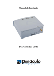 Manual de Instalação BC-2C Módulo GPRS