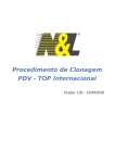 Procedimento de Clonagem PDV - TOP Internacional