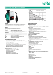 Descrição das séries: Wilo-Yonos PICO-STG