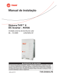 Manual de instalação Sistema TVR™ II DC Inverter – R410A