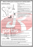 Manual de instalação do Kit Controle sem Fio