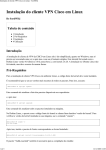 Manual de instalação do cliente Cisco para Linux