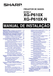 XG-P610X/XG-P610X-N SETUP MANUAL (PT)