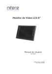 Monitor de Vídeo LCD 8 - Nitere Indústria de Produtos Eletrônicos