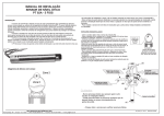 Cuidados MANUAL DE INSTALAÇÃO SENSOR DE NÍVEL ÓTICO