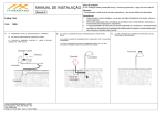 MANUAL DE INSTALAÇÃO