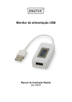 Monitor de alimentação USB Manual de Instalação Rápida