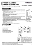 TOWER-32AM PG2 / TOWER-32AM K9 PG2 Detector de Movimento