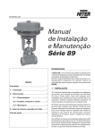 Manual de Instalação e Manutenção