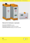 Manual de instalação e operação StecaGrid 300/500 (Inversor) PT