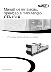 CTA 23LX Manual de instalação, operação e manutenção
