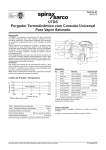 UTDS Purgador Termodinâmico com Conexão