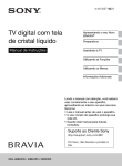 TV digital com tela de cristal líquido