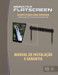 MANUAL dE INSTALAçãO E gARANTIA