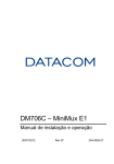 204-0026-07 - DATACOM - Manual DM706C MiniMux E1