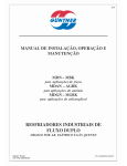 manual resfriadores industriais de fluxo duplo por 2012