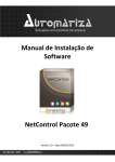 Manual de Instalação de Software NetControl Pacote 49