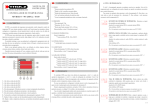 MANUAL DE INSTRUÇÕES CONTROLADOR DE TEMPERATURA