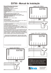 EXT90 - Manual de instalação