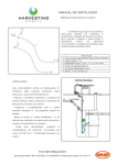 Manual de instalação Sistema sucção Flutuante