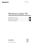 Trinitron Color TV