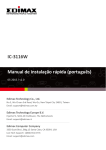 IC-3116W Manual de instalação rápida (português)