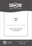 Manual de Utilização e Instalação Série MS
