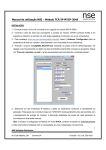 manual em pdf - NSE - Soluções Eletrônicas