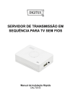 SERVIDOR DE TRANSMISSÃO EM SEQUÊNCIA PARA TV SEM FIOS