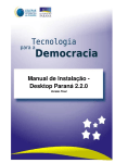 Manual de Instalação - Desktop Paraná 2.2.0