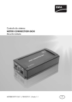 METER CONNECTION BOX - Manual de instalação