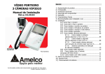 VÍDEO PORTEIRO 3 CÂMERAS VIP2010 Manual de Instalação