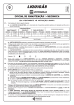 OFICIAL DE MANUTENÇÃO I - MECÂNICA