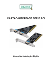 CARTÃO INTERFACE SÉRIE PCI