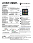 Diretrizes de instalação e início rápido do VFD Série P