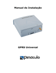Manual de Instalação GPRS Universal