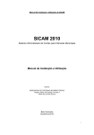 Manual de Instalação SICAM 2010 - Tribunal de Contas do Estado