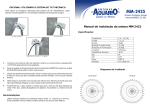 Manual de instalação da antena MM-2425