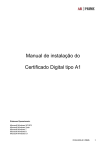 Instalação de Certificado Digital A1