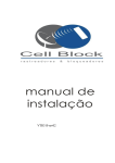 manual de instalação - Cell Block