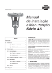 Manual de Instalação e Manutenção Série 45